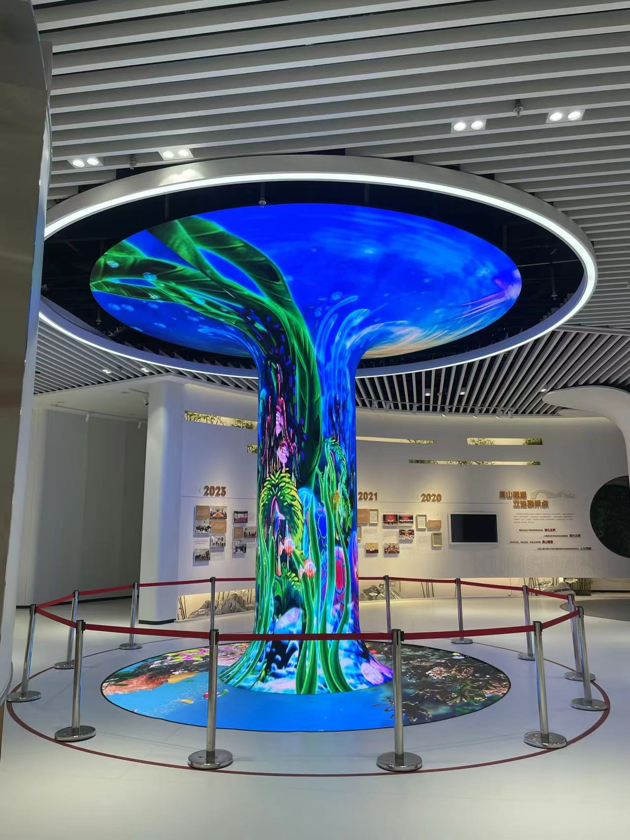 树形喇叭状异形创意LED显示屏 设计师手中的神来之笔