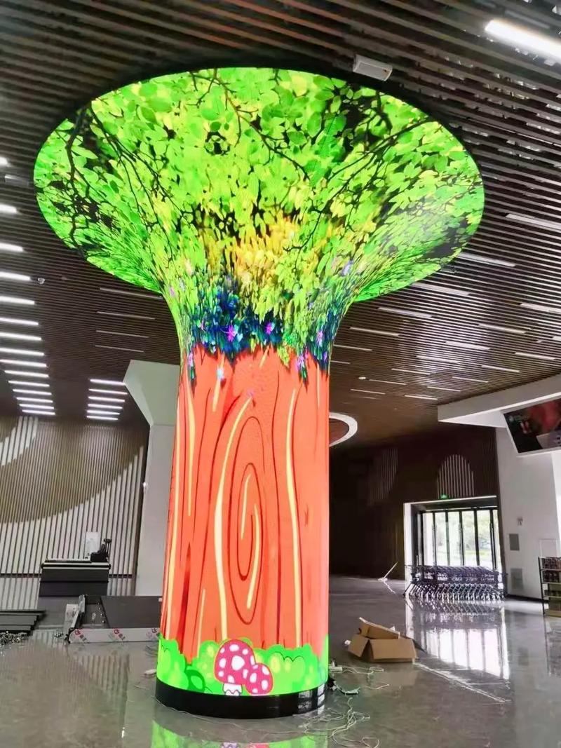 LED异形屏、造型屏与圆柱屏 工程定制源头厂家的创新与优势